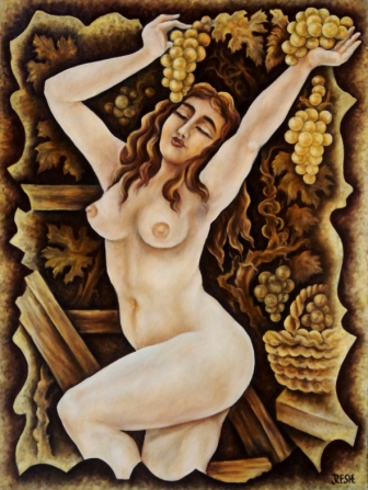 --Ripe fruit--acrylic on canvas 70x70cm. 2010.